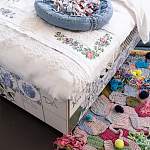 Дизайнерская кровать с системой хранения варинант исполнения - 4 | Loft Concept в Ульяновске