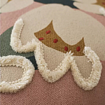 Подушка с цветочным принтом и кисточками Blooming Elegance Daisy варинант исполнения - 6 | Loft Concept в Ульяновске