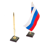 Настольный письменный набор из нефрита на ножках Executive Recruitment варинант исполнения - 4 | Loft Concept в Ульяновске