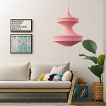 Подвесной вязаный розовый светильник «Моника» варинант исполнения - 4 | Loft Concept в Ульяновске