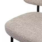 Стул мягкий с серо-бежевой буклированной обивкой Inspiration from Provence варинант исполнения - 6 | Loft Concept в Ульяновске