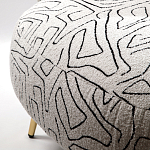 Кресло мягкое с принтом на золотистых ножках Onlooker варинант исполнения - 3 | Loft Concept в Ульяновске